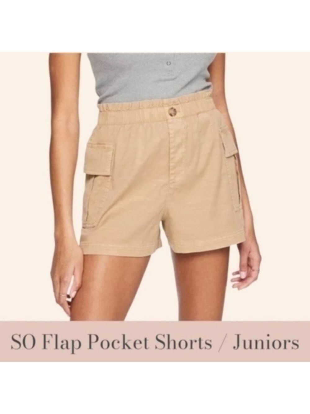 SO Flap Pocket Shorts in Tannin